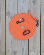 Oransje Langline/Flyteline 10 Meter - Snøglimt